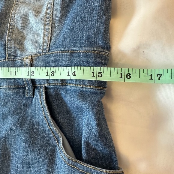 Love Tree Denim one piece skirt size Large - Picture 6 of 8